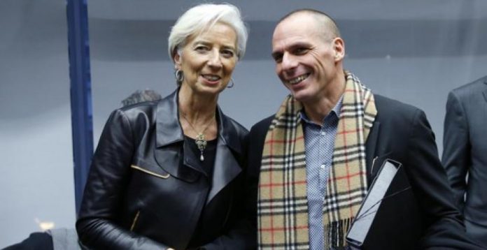 Lagarde con Varoufakis