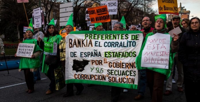 Las preferentes de la banca han sido motivo de cientos de manifestaciones por toda España.