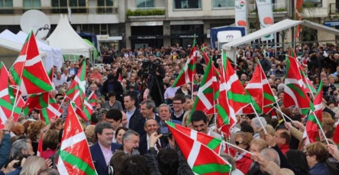 Acto electoral del PNV en San Sebastián