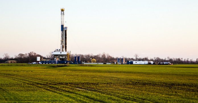 Un pozo de explotación de petróleo mediante fracking en EEUU. 