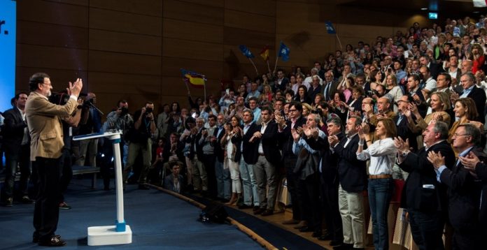 Rajoy arropó el sábado a la candidata del PP en Castilla-La Mancha, María Dolores de Cospedal