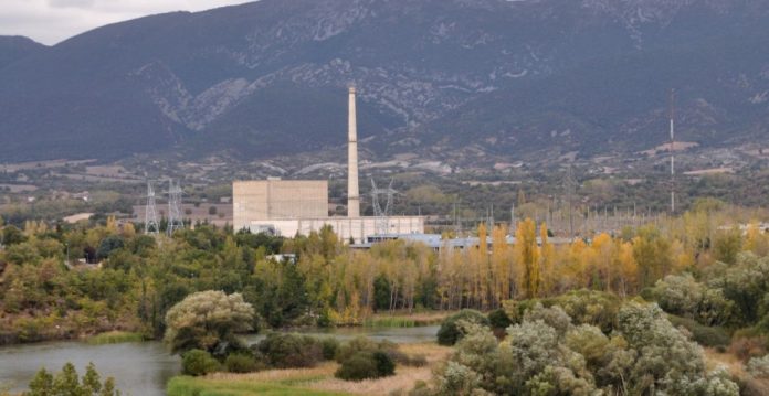 La  central nuclear de Santa María de Garoña, en Burgos. 