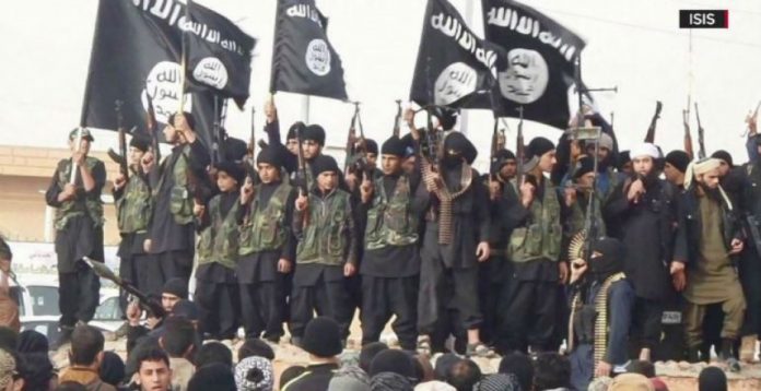 Un grupo de combatientes de Daesh en Siria