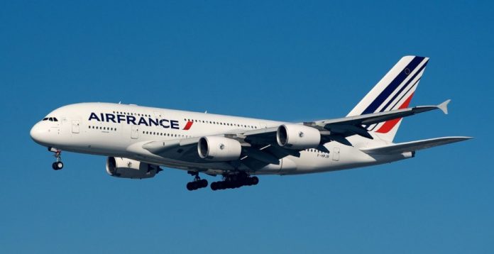 Un Airbus A380-800 de Air France 