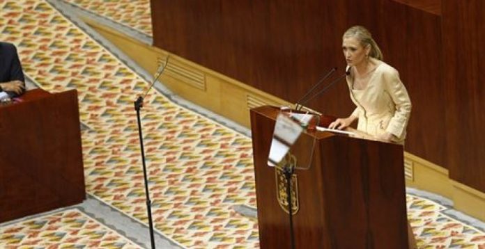 Cifuentes durante su intervención