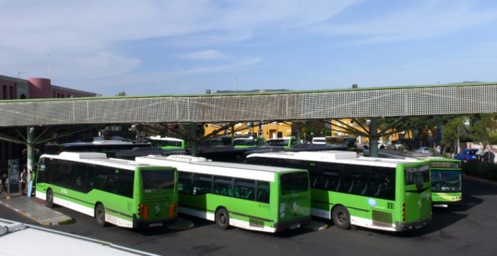 El Ministerio de Fomento exige tener cinco autobuses de menos de dos años para poder transportar viajeros. 