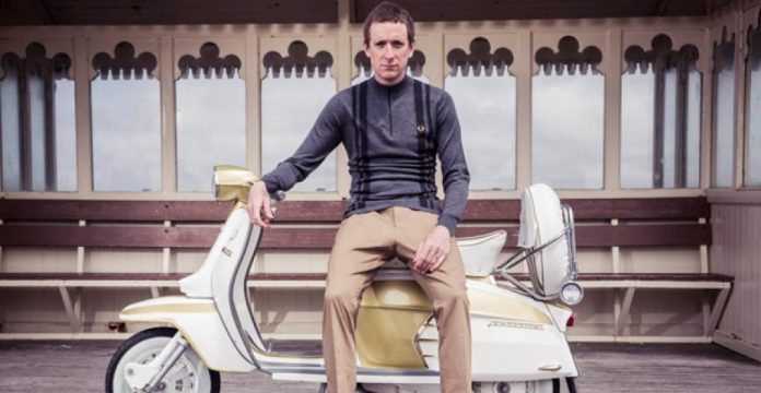 Wiggins posa en la colección Fred Perry 2013.