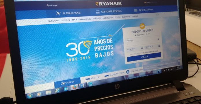 La web de Ryanair estará inoperativa durante 10 horas entre el viernes y el sábado. 