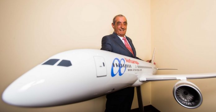 El presidente de Globalia y de Air Europa, Juan José Hidalgo.