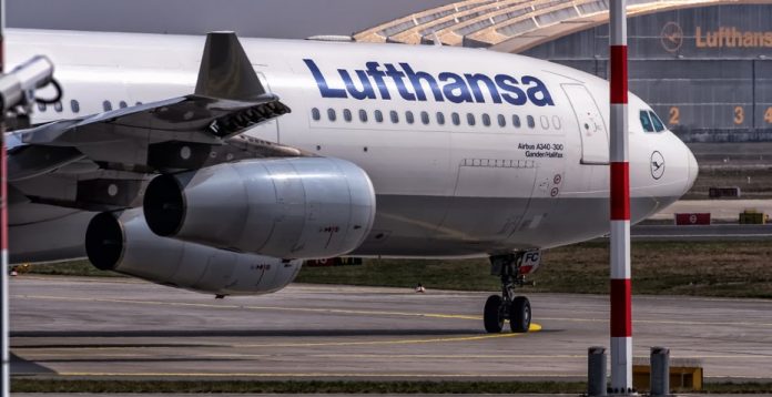 Avión de Lufthansa