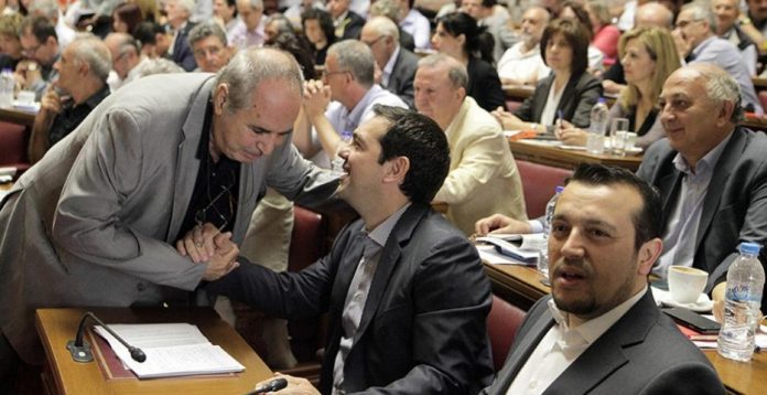 Alexis Tsipras en el Parlamento griego