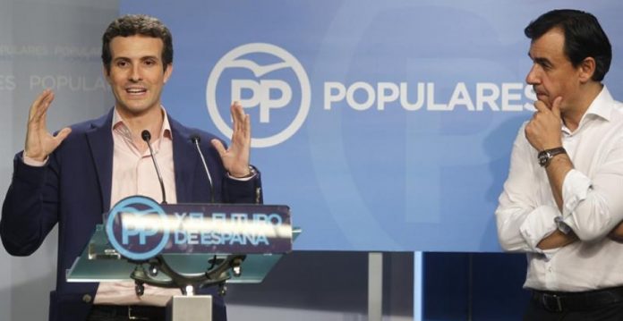 El círculo del nuevo logo del PP se asemeja al emblema de Podemos