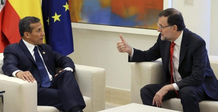 Rajoy se reunió ayer en Moncloa con el presidente peruano