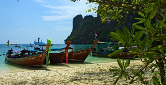 Una playa de Tailandia.