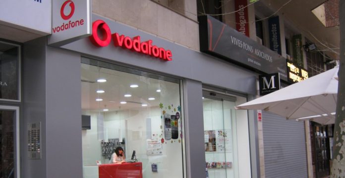 Una tienda de Vodafone.