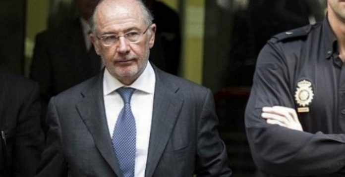 Rodrigo Rato saliendo de la Audiencia Nacional en abril de este año. 