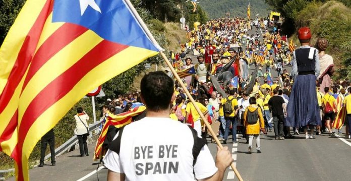 Cadena humana por la independencia