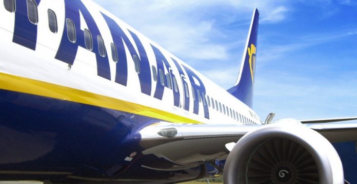 Avión de Ryanair