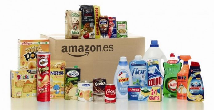 Ya es posible comprar bebida y comida (no perecedera) a través de Amazon. 