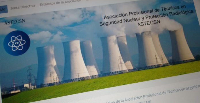 Web de la nueva Asociación Profesional de Técnicos en Seguridad Nuclear. 