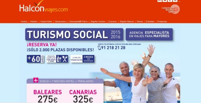 Halcón Viajes se lanza a competir con ofertas agresivas en los destinos que ha perdido en los viajes del Imserso. 