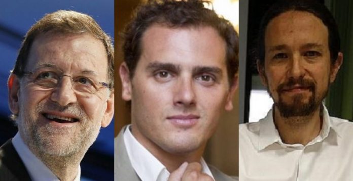 Rajoy, Rivera e Iglesias