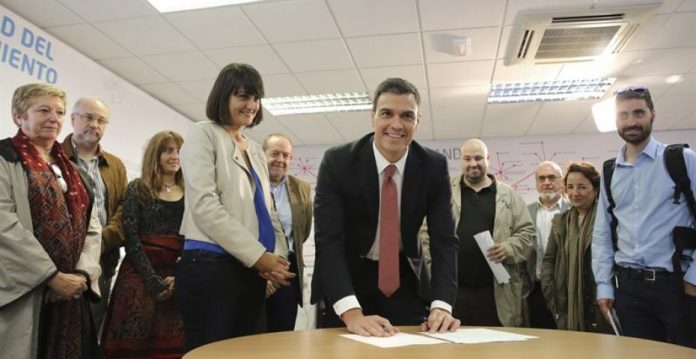 El PSOE se presenta a las elecciones con el mensaje de que sólo Pedro Sánchez puede ganar a Rajoy