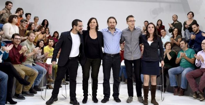 La dirección de Podemos presentó ayer al equipo de la campaña que dirigirá Errejón.