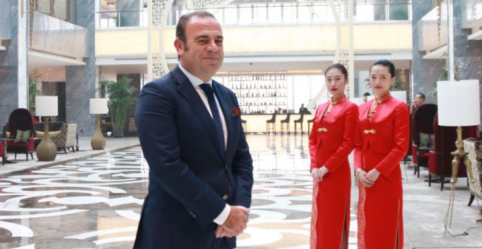 El vicepresidente y consejero delegado de Melía, Gabriel Escarrer, ayer en Xian (China). 