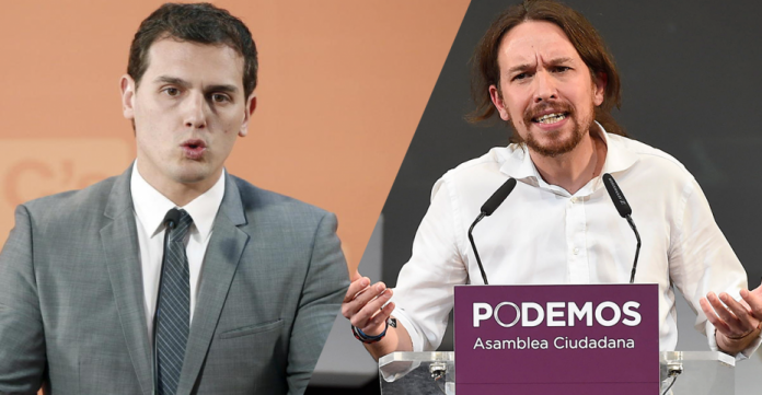 Albert Rivera y Pablo Iglesias