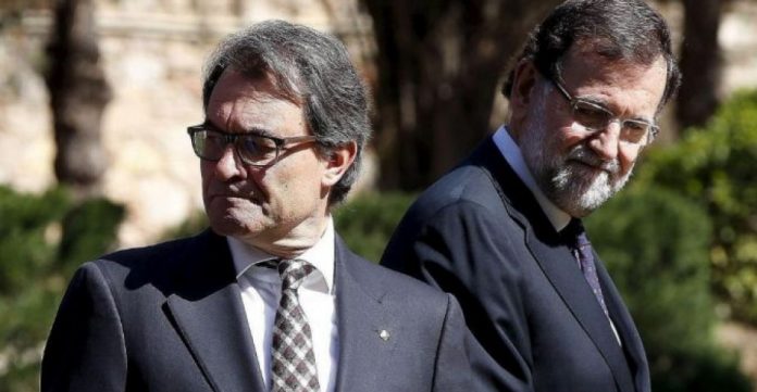 Artur Mas junto a Mariano Rajoy