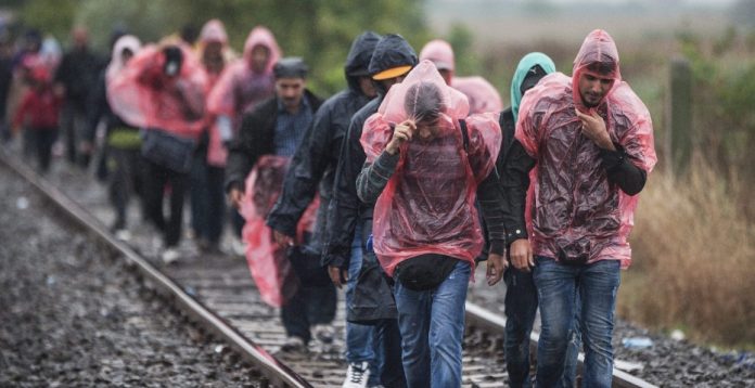 Refugiados de Siria en Hungría.