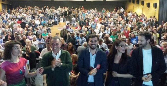 Presentación de la candidatura, el pasado domingo