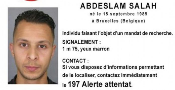 Ficha policial de Salah Abdeslam