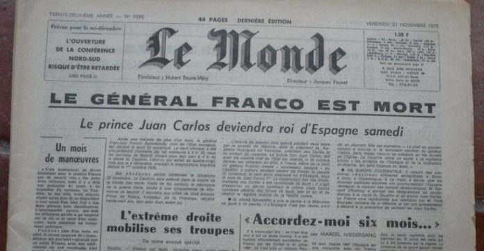 Portada de ´Le Monde'