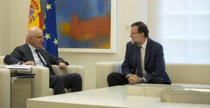 Duran y Rajoy durante el encuentro