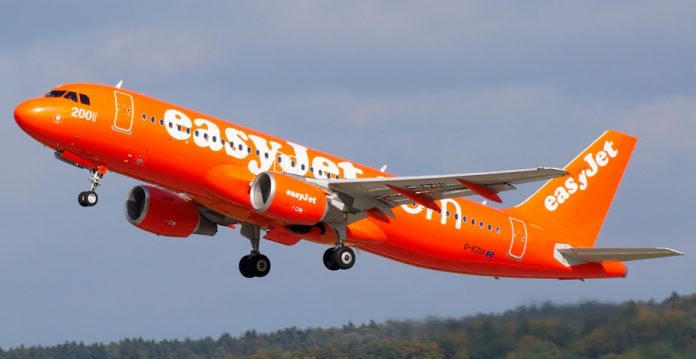 Un Airbus A320 de easyJet