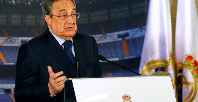 Florentino Pérez, presidente del Real Madrid, equipo eliminado de la Copa del Rey