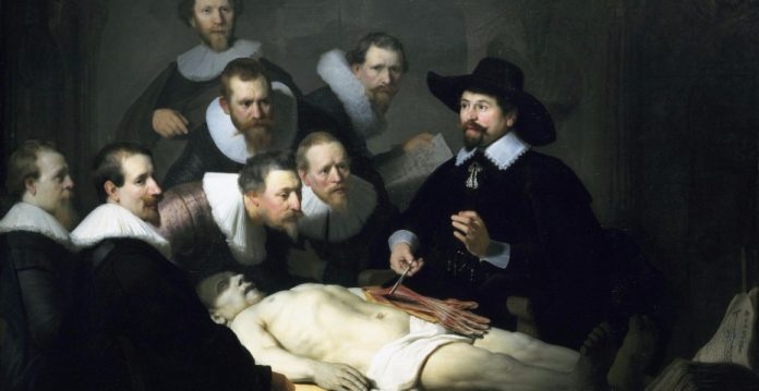 Lección de Anatomía del doctor Nicolaes Tulp, de Rembrandt