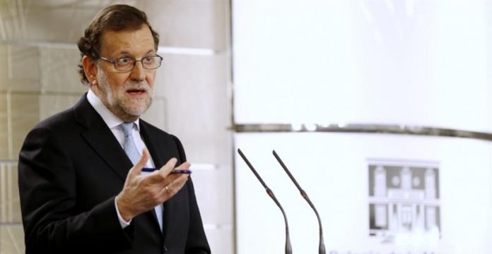 Mariano Rajoy ha comparecido hoy desde el Palacio de la Moncloa.