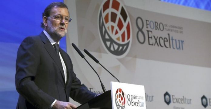 Mariano Rajoy durante su intervención en la inauguración del Foro Exceltur