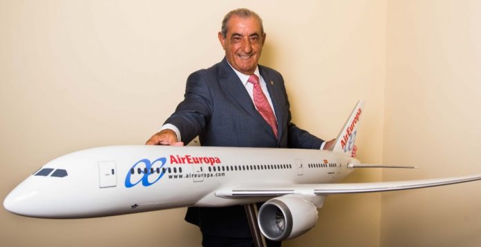 El presidente de Globalia y Air Europa, Juan José Hidalgo. 