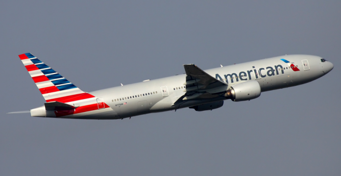 Avión de American Airlines