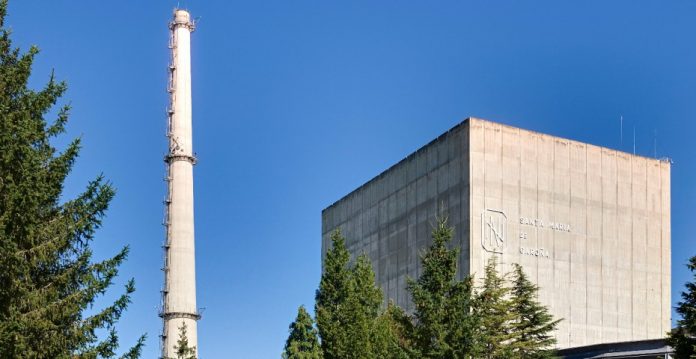 La central nuclear de Santa María de Garoña, en Burgos. 