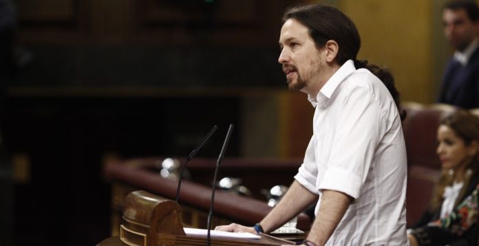 Iglesias en su intervención