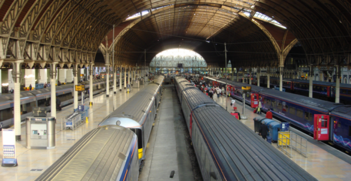 Estación de tren en Londres