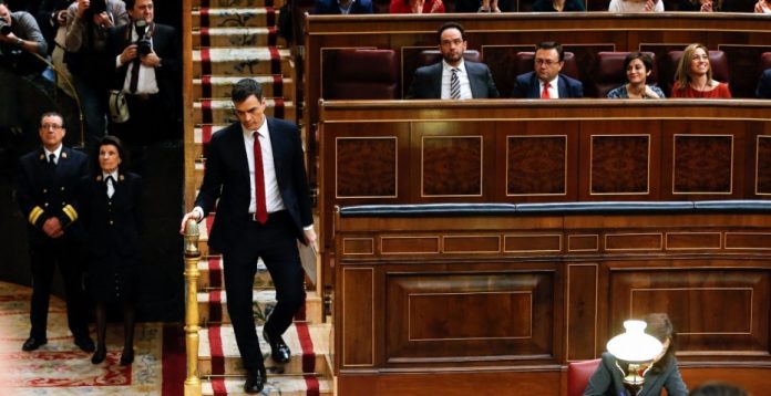 Sánchez no ha convencido a una mayoría de diputados.