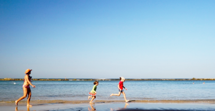 Playa de Las Canteras, en Las Palmas de Gran Canaria