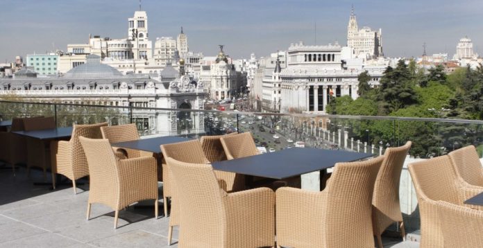 Terraza del Palacio de Cibeles, Madrid