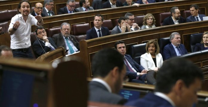 Iglesias dedicó durísimos ataques ayer al PSOE.